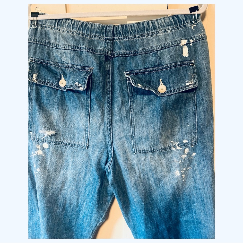 Free People Mixed Up Utility Jean - Picture 9 of 10
